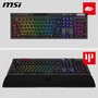 MSI STRIKE PRO Wireless - Clavier gamer sans fil RGB Noir - Kailh Midnight Pro Silent