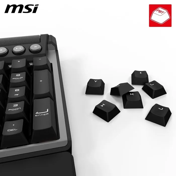 MSI STRIKE PRO Wireless - Clavier gamer sans fil RGB Noir - Kailh Midnight Pro Silent MSI STRIKE PRO Wireless - Clavier gamer sans fil RGB Noir - Kailh Midnight Pro Silent