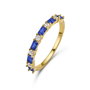 Bague Femme New Bling 9NB-0963-52 Bleu Doré 12