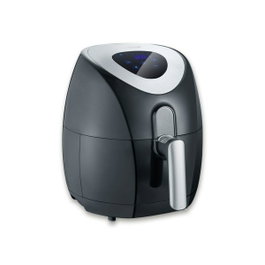 Severin FR 2430 Airfryer en acier inoxydable brossé et noir