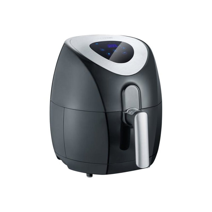 Severin Airfryer (2430) - Friteuse sans huile en acier inoxydable, noir