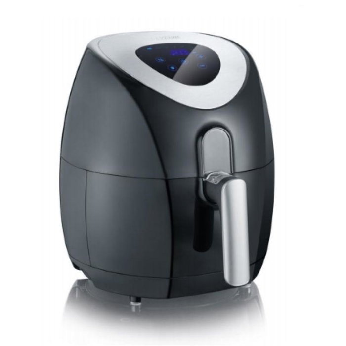 Severin Airfryer (2430) - Friteuse sans huile en acier inoxydable, noir