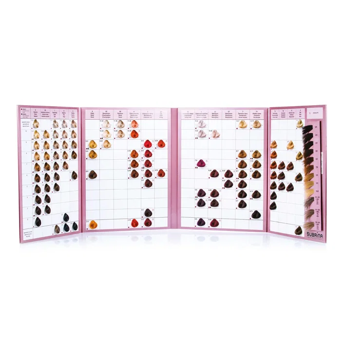 Subrina Professional Nuancier de couleurs de cheveux Subrina Professional Nuancier de couleurs de cheveux