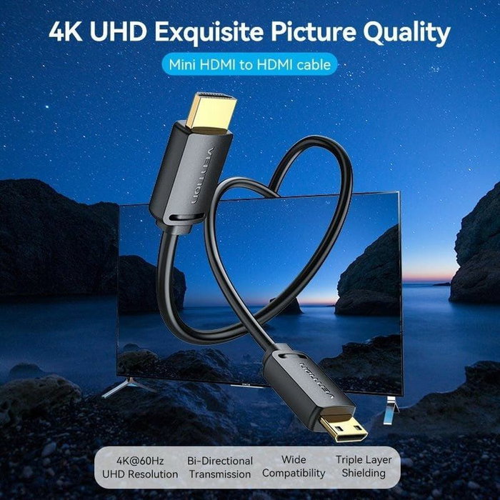 Vention Câble HDMI AGHBF 1 m HDMI vers Mini HDMI