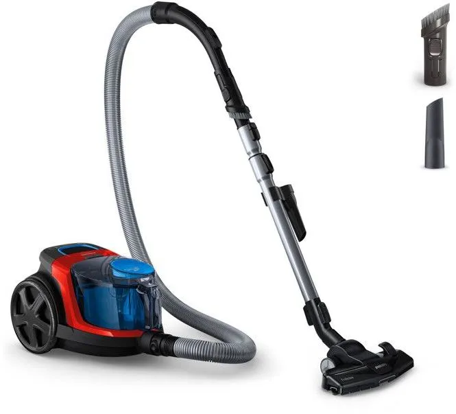 Philips FC9330/09 Aspirateur traîneau sans sac Série 3000 PowerPro Compact - 900W, filtre Anti-Allergie H13, brosse TriActive, 1.5L, Rouge Philips FC9330/09 Aspirateur traîneau sans sac Série 3000 PowerPro Compact - 900W, filtre Anti-Allergie H13, brosse TriActive, 1.5L, Rouge