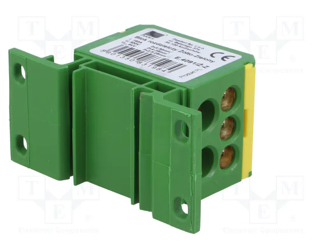 PAWBOL Block de séparation 160A 600V TS35 PAWBOL Block de séparation 160A 600V TS35