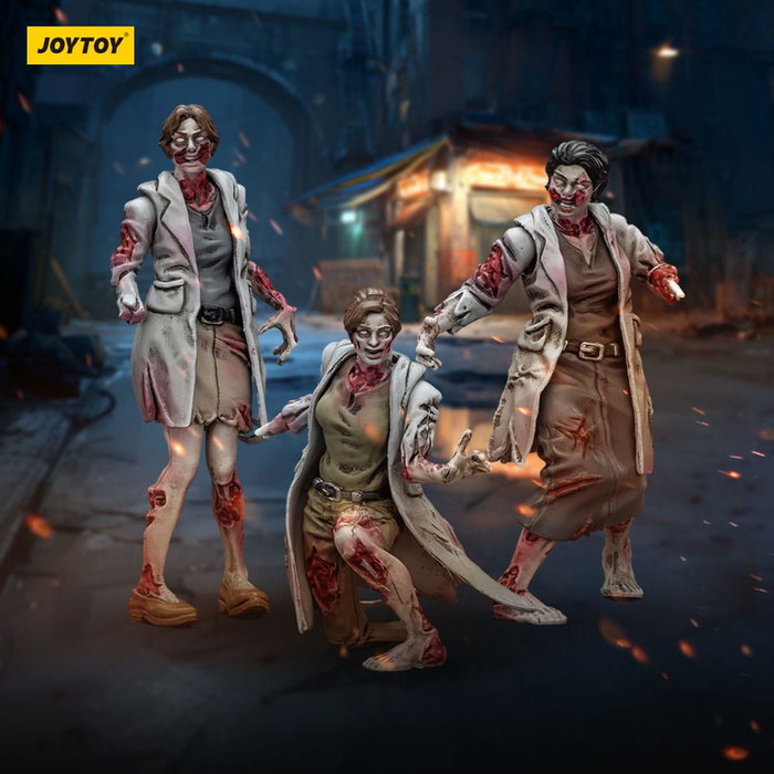 Zombie pack 3 figurines Dark Source Medics 8 cm Zombie pack 3 figurines Dark Source Medics 8 cm