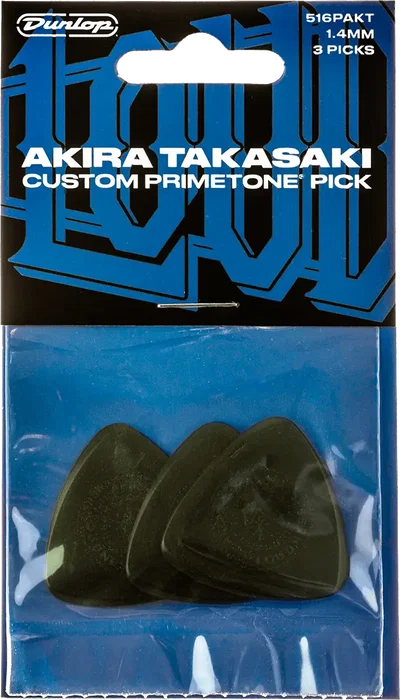 DUNLOP Pack de 3 médiators Primetone® Akira Takasaki - 1,4 mm