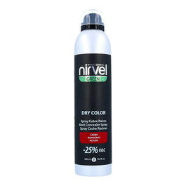 Nirvel Spray couvrant pour racines cheveux gris couleur acajou - 300 mL
