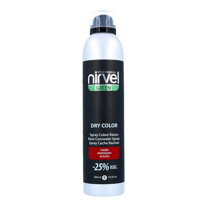Nirvel Spray couvrant pour racines cheveux gris couleur acajou - 300 mL Nirvel Spray couvrant pour racines cheveux gris couleur acajou - 300 mL