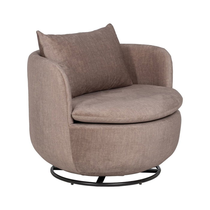Fauteuil Taupe Bois Fer 84 x 74 x 66 cm Fauteuil Taupe Bois Fer 84 x 74 x 66 cm