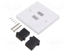 LOGILINK AH0018 Connecteur HDMI socle pour montage sous plâtre