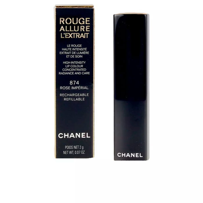 Chanel ROUGE ALLURE L'EXTRAIT rouge à lèvres rechargeable #874 Rose Impérial 2g Chanel ROUGE ALLURE L'EXTRAIT rouge à lèvres rechargeable #874 Rose Impérial 2g