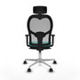 Piqueras y Crespo Chaise de Bureau 1D086N2 Turquoise