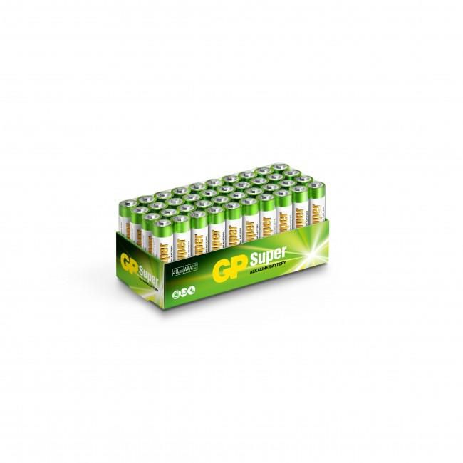 GP Piles Super Alcalines AAA 24A/LR03 - Lot de 6 - Usage unique GP Piles Super Alcalines AAA 24A/LR03 - Lot de 6 - Usage unique