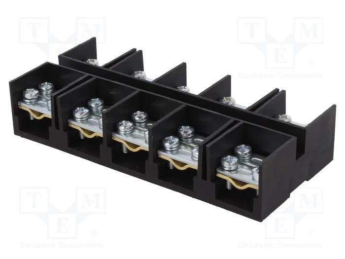 PAWBOL Barrette de jonction d'alimentation 125A noir PAWBOL Barrette de jonction d'alimentation 125A noir