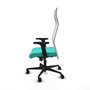 Piqueras y Crespo Chaise de Bureau Albacete Turquoise et Blanc