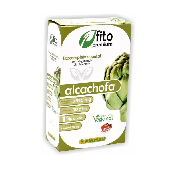 PINISAN FITO PREMIUM alcachofa 30 capsules PINISAN FITO PREMIUM alcachofa 30 capsules