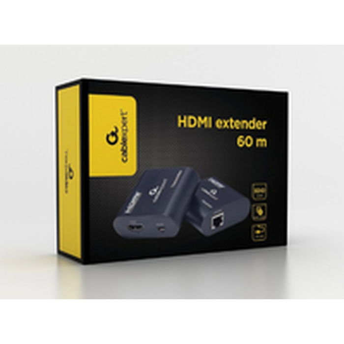 Rallonge 4 prises Schuko sans interrupteur GEMBIRD DEX-HDMI-03 Noir Rallonge 4 prises Schuko sans interrupteur GEMBIRD DEX-HDMI-03 Noir