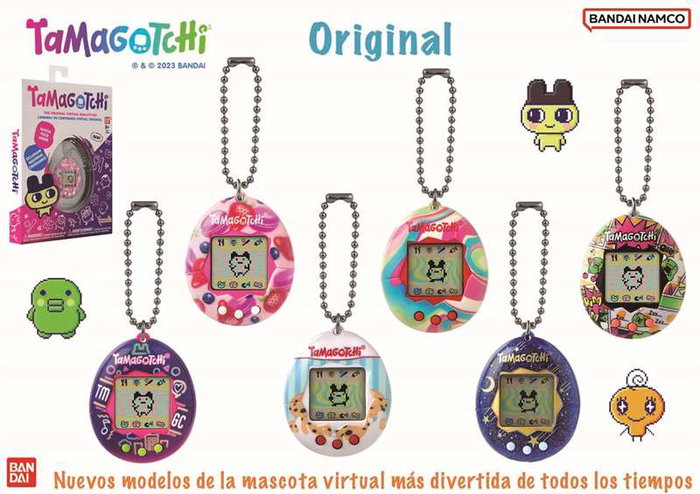 Bandai Tamagotchi Original - Modèles Surtidos - Jouet Électronique Portable avec Sons et Lumières - 5,5 x 4,5 x 2,5 cm