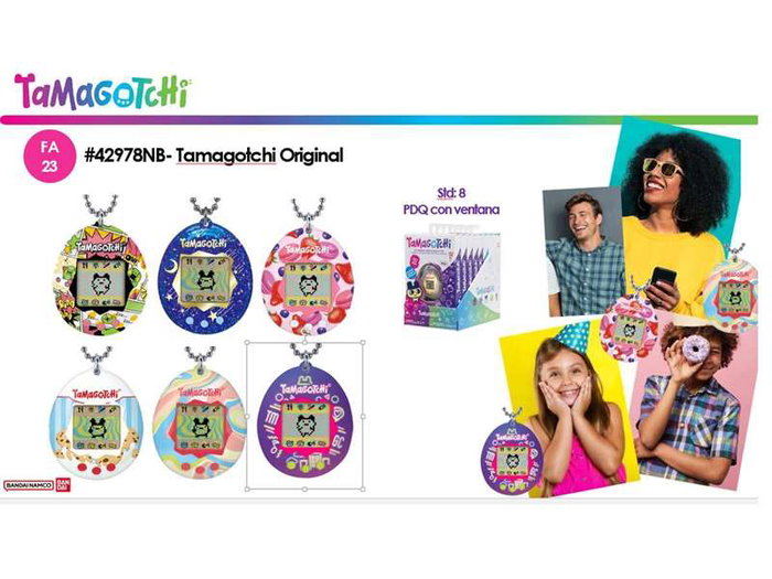Bandai Tamagotchi Original - Modèles Surtidos - Jouet Électronique Portable avec Sons et Lumières - 5,5 x 4,5 x 2,5 cm