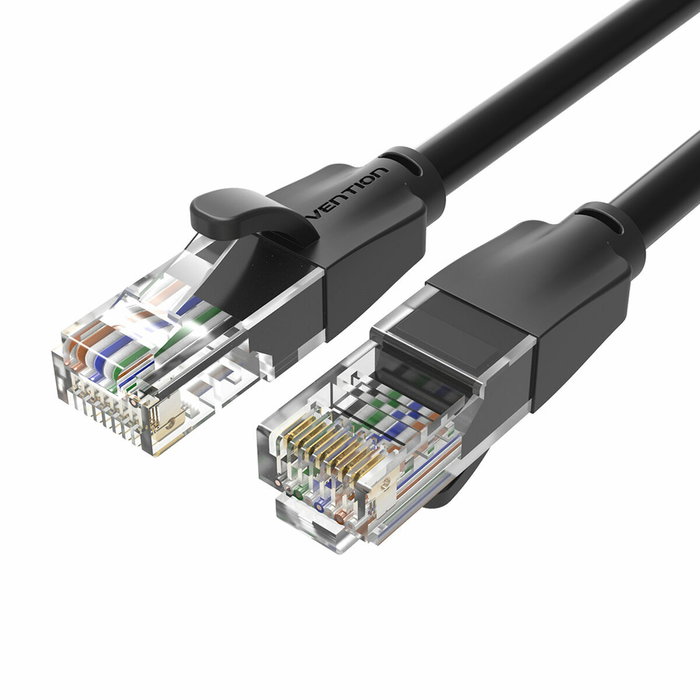 Vention Câble Réseau Rigide UTP 6ème Catégorie IBEBS Noir 25 m Vention Câble Réseau Rigide UTP 6ème Catégorie IBEBS Noir 25 m