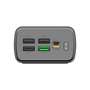 Leotec Powerbank 30000mAh 22,5W PD20W Noir - Batterie Externe USB-C avec Écran LCD