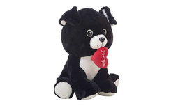 Creaciones Llopis For You 42cm - Peluche chien avec cœur - 42 cm en polyester