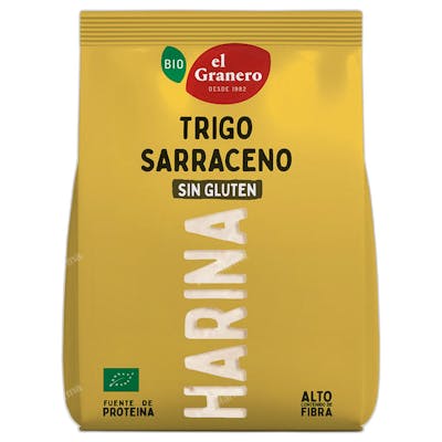 EL GRANERO Farine de sarrasin biologique sans gluten 500 g EL GRANERO Farine de sarrasin biologique sans gluten 500 g