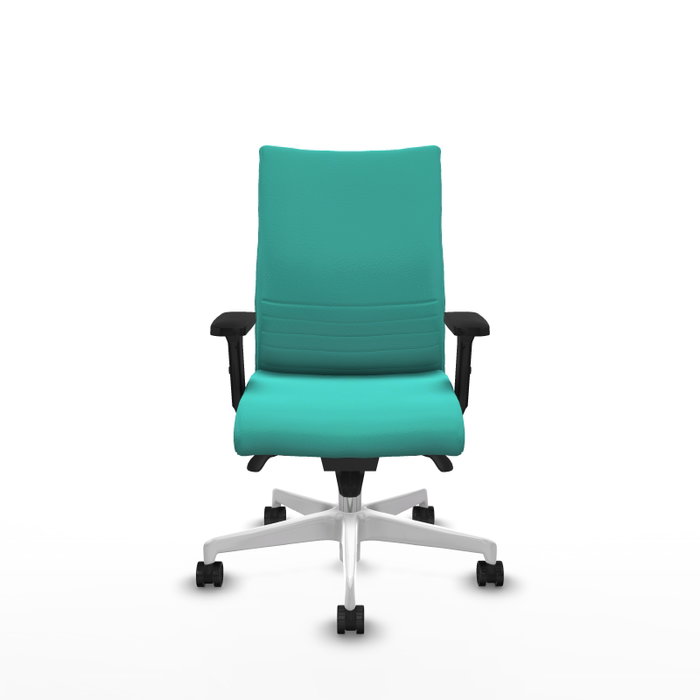 Piqueras Y Crespo Chaise Albacete Confidente Turquoise avec Mécanisme Synchro et Accoudoirs 2D