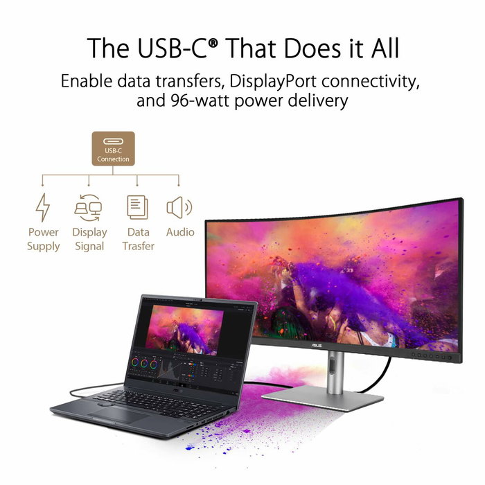 Écran Asus 90LM04A0-B02370 UltraWide Quad HD 34" Écran Asus 90LM04A0-B02370 UltraWide Quad HD 34"