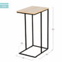 Max Home Table d'appoint 40 x 66 x 30 cm