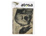 Atosa Chemin de table Halloween orange et noir 180x35 cm