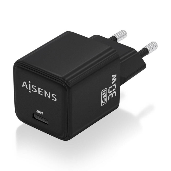 Chargeur mural Aisens ASCH-30W1P036-BK Noir Multicouleur 33 W