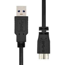 ProXtend Câble USB 3.2 Gen1 A vers Micro B mâle/mâle Noir 0,5 m