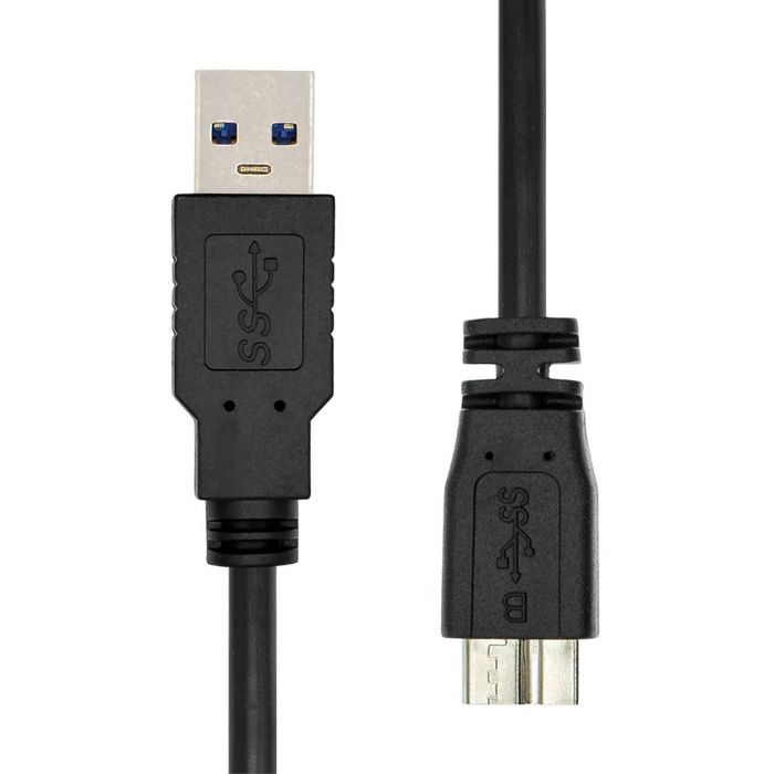 ProXtend Câble USB 3.2 Gen1 A vers Micro B mâle/mâle Noir 0,5 m ProXtend Câble USB 3.2 Gen1 A vers Micro B mâle/mâle Noir 0,5 m