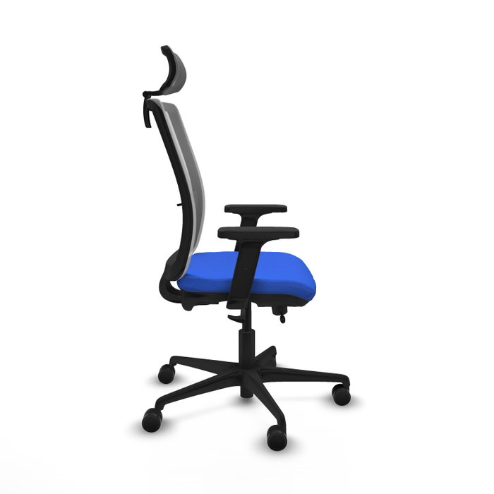 Piqueras Y Crespo Haches Chaise de bureau Sincro/Traslack Bleu et Gris