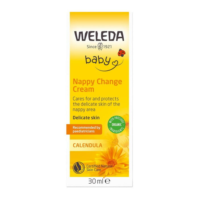 Crème protectrice pour le change Weleda Baby Calendula 30 ml