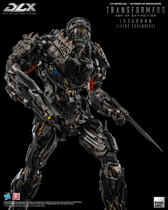 ThreeZero Transformers: Age of Extinction Figurine DLX Lockdown 24 cm Exclusive