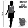 Karactermania Mochila Oxford Miércoles Uniform Noir