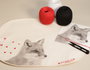 Innspiro Lot de 50 sets de table ovales en coton 46x30 cm