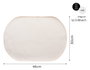 Innspiro Lot de 50 sets de table ovales en coton 46x30 cm
