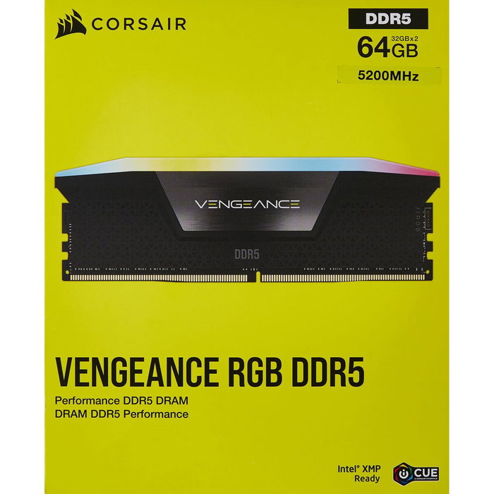 Mémoire RAM Corsair 1867488 64 GB DDR5 5200 MHz CL40 Mémoire RAM Corsair 1867488 64 GB DDR5 5200 MHz CL40