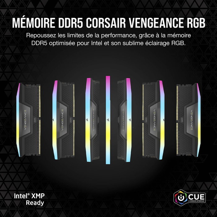 Mémoire RAM Corsair 1867488 64 GB DDR5 5200 MHz CL40 Mémoire RAM Corsair 1867488 64 GB DDR5 5200 MHz CL40