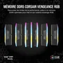 Corsair CMH64GX5M2B5200C40 Mémoire RAM Vengeance RGB DDR5 64 GB (2x 32 GB) 5200 MT/s CL40 Noir