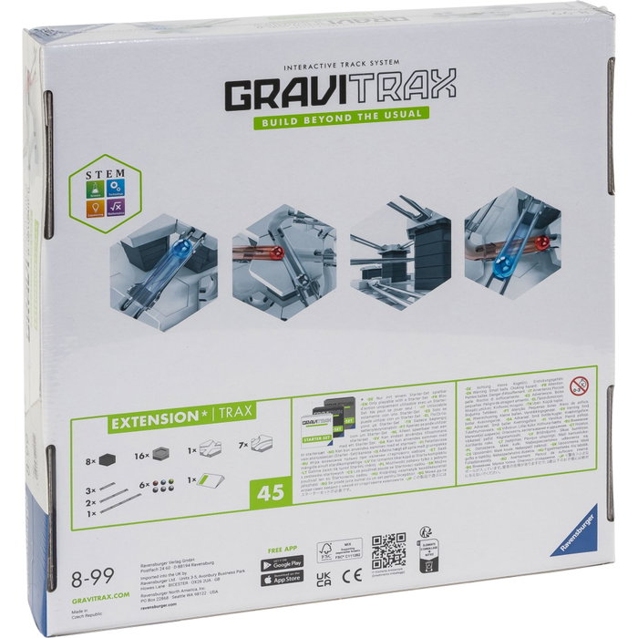 Ravensburger GraviTrax Extension Trax - Set de 44 pièces Ravensburger GraviTrax Extension Trax - Set de 44 pièces