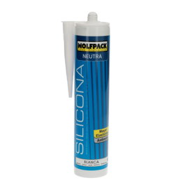 WOLFPACK LINEA PROFESIONAL Silicone neutre blanc 310 cm³