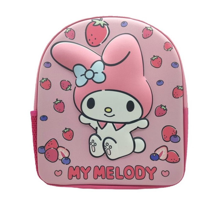 SANRIO Sac à dos 3D My Melody Hello Kitty 30 cm - Dimensions 30x26x10 cm
