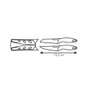 Couteau de table Tescoma 6 cm 2 Pièces (2)