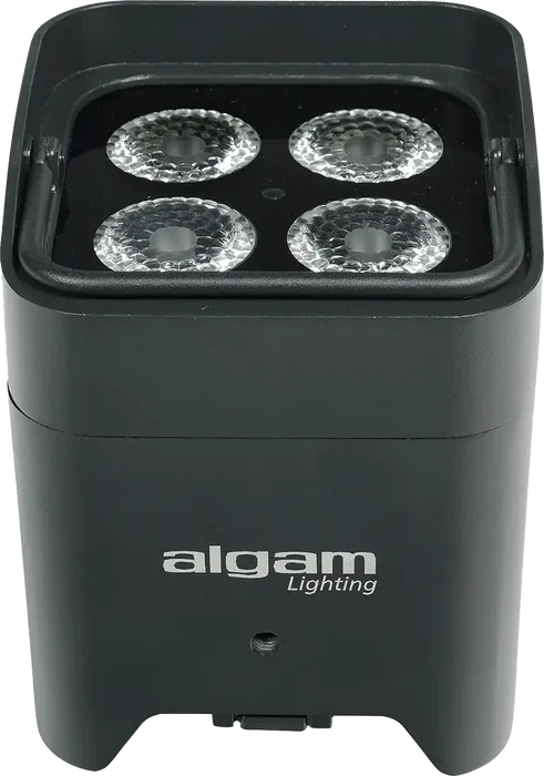ALGAMLIGHT Projecteur LED Par 4x12W RGB IP65 avec Batterie et W-DMX